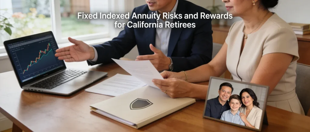 A fixed indexed annuity allows assets to grow tax-deferred while offering principal protection